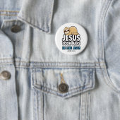Jesus nahm Nickerchen, Funny Sloth Button (Beispiel)