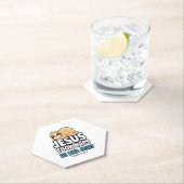 Jesus nahm Nickerchen, Funny Sloth Untersetzer (Vor Ort)