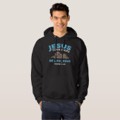 Jesus nahm Nickerchen Sloth Funny Bible Verse God  Hoodie (Vorne ganz)