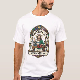 Jesus Nähreparatur Herz Jesu Nähreparatur T-Shirt