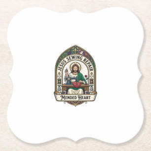 Jesus Nähreparatur Herz Jesu Nähreparatur Untersetzer