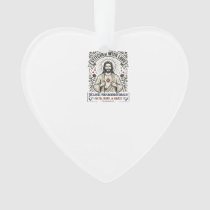 Jesus näht Quilt-Shirt Christliches Grafik_1 Ornament