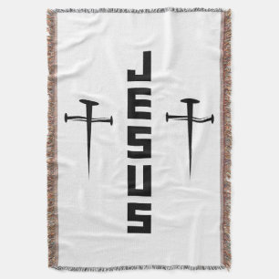 JESUS Nail Cross Christlicher Glaube für Gläubige Decke
