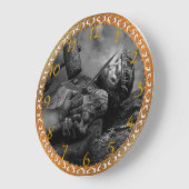 Jesus Nail Large Clock Große Wanduhr (Winkel)