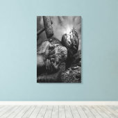 Jesus Nail Wrapped Canvas Leinwanddruck (Insitu (Holzboden))