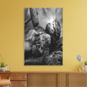 Jesus Nail Wrapped Canvas Leinwanddruck (Insitu (Wohnzimmer))