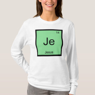 Jesus Name Chemie Element Periodensystem T-Shirt