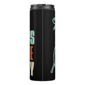 Jesus Name ich spiele Trommeln Gott trüben Musik C Thermosbecher (Rückseite)