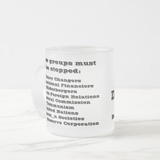 Jesus Name Mattglastasse (Vorderseite Links)