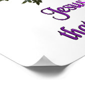 Jesus Name Poster (Ecke)