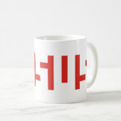 Jesus Name Text Kaffeetasse (VorderseiteRechts)