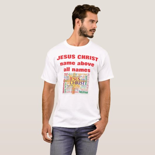 JESUS NAME ÜBER ALLEN NAMEN T-Shirt (Vorne ganz)