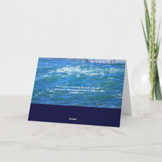 JESUS NAME wird gut Karte (Rückseite)