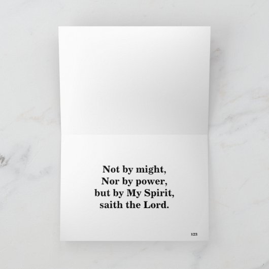 JESUS NAME wird gut Karte (Innenseite)