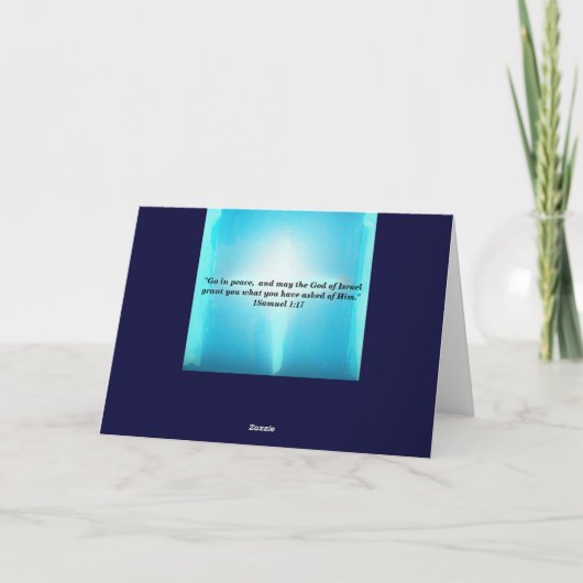 JESUS NAME wird gut Karte (Rückseite)