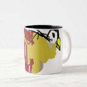 Jesus-Name Zweifarbige Tasse (VorderseiteRechts)