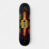 Jesus-Namen und -Attribute Skateboard (Vorne)