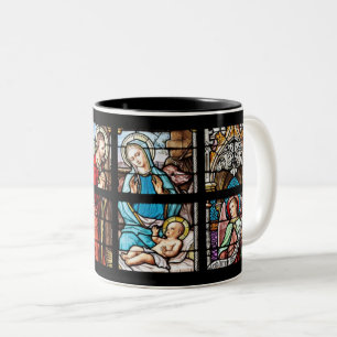 Jesus Nativity Zweifarbige Tasse