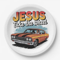 Jesus nehmen das Vintage Muskelauto