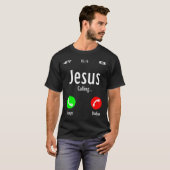 Jesus nennt Christlich T T-Shirt (Vorne ganz)