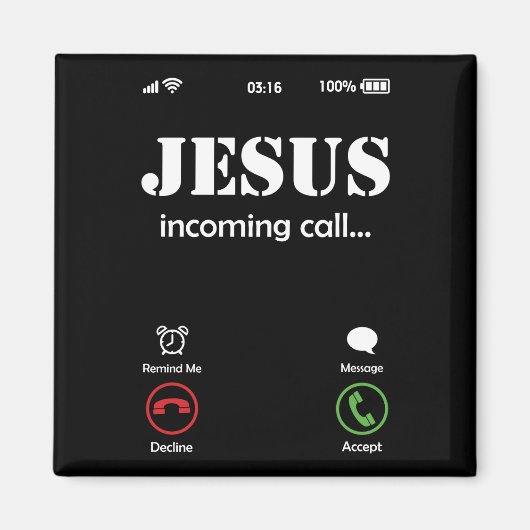 Jesus nennt den Christlichen Glauben Magnet (Vorne)