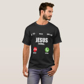 Jesus nennt Shirt Christlich Cross Modern Beli (Vorne ganz)