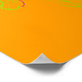"Jesus" Neon Static Graphic Poster (Ecke)