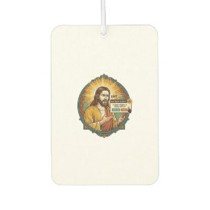 Jesus Nervenaufreibendes Software-Update Pop-up Bü Autolufterfrischer