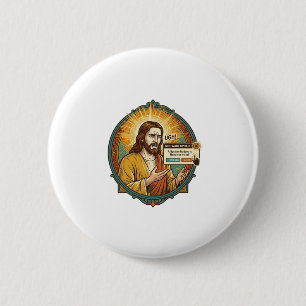 Jesus Nervenaufreibendes Software-Update Pop-up Bü Button