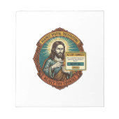 Jesus nervige Cookie-Popup Internetbrowser Notizblock (Vorderseite)