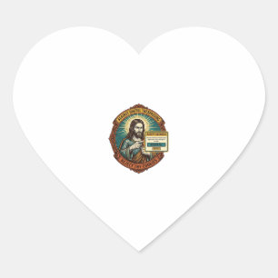 Jesus nervige Cookies akzeptieren Pop-up Internetb Herz-Aufkleber