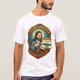 Jesus nervige Cookies akzeptieren Pop-up Internetb T-Shirt