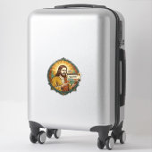 Jesus nervige Software-Update-Popup-Bürohumor Aufkleber (Koffer)