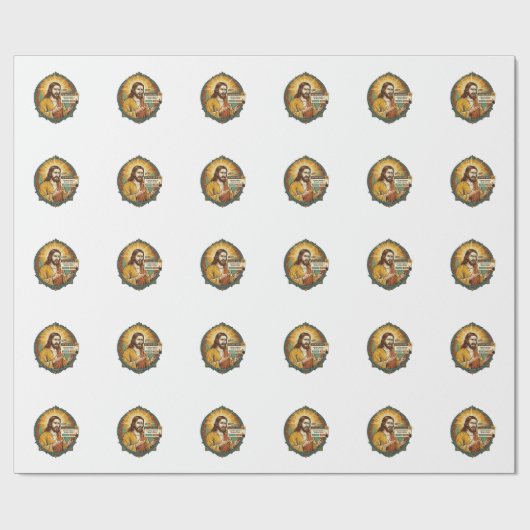 Jesus nervige Software-Update-Popup-Bürohumor Geschenkpapier (Flach)