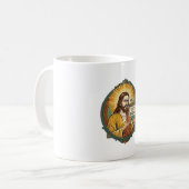 Jesus nervige Software-Update-Popup-Bürohumor Kaffeetasse (Vorderseite Links)
