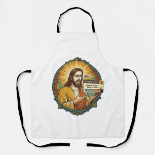 Jesus nervige Software-Update-Popup-Bürohumor Schürze
