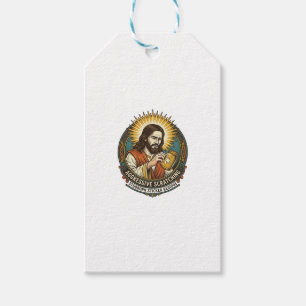 Jesus nerviger Aufkleber Papier Rückstand Shop  Geschenkanhänger