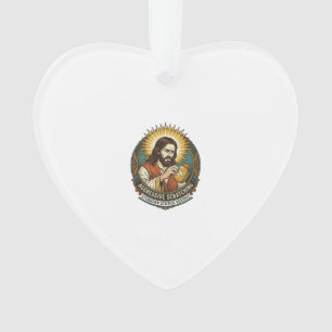 Jesus nerviger Aufkleber Papier Rückstand Shop  Ornament
