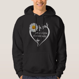 Jesus nicht eine Religion Es ist eine Beziehung Gl Hoodie