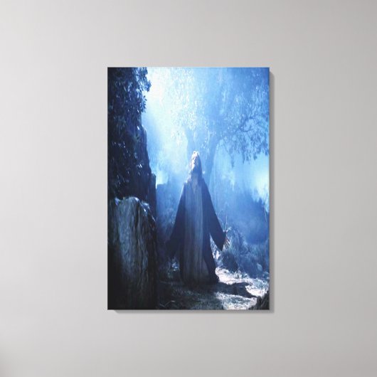 Jesus Night Wrapped Canvas Leinwanddruck (Vorderseite)