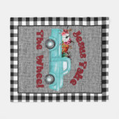 Jesus nimm das Radfeuer Christlich Fleecedecke (Vorderseite (Horizontal))