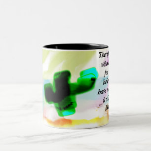 Jesus noch immer hören zweifarbige tasse