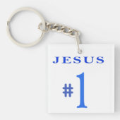 Jesus Nummer 1 Schlüsselanhänger (Vorderseite)