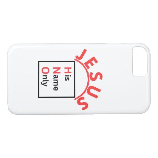 Jesus - Nur sein Name (neues Logo) Case-Mate iPhone Hülle (Rückseite (Horizontal))