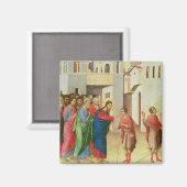 Jesus öffnet die Augen eines Geborenen Menschen Bl Magnet (Vorderseite/Rückseite)