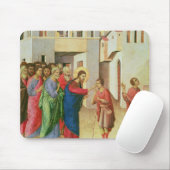 Jesus öffnet die Augen von einem Mann-geborenen Mousepad (Mit Mouse)