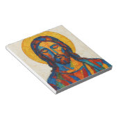 Jesus-Ölgemälde (Ver. 1) Notizblock (angewinkelt)