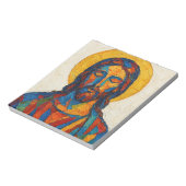 Jesus-Ölgemälde (Ver. 1) Notizblock (Rotiert)