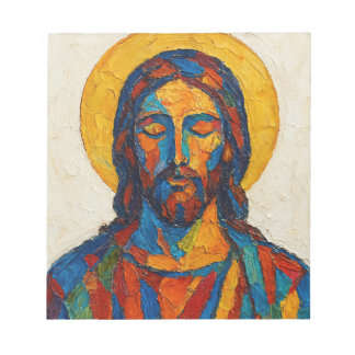 Jesus-Ölgemälde (Ver. 1) Notizblock