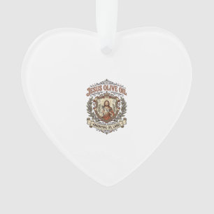Jesus Olivenöl Salböl Etikett Jesus Olivenöl Ornament